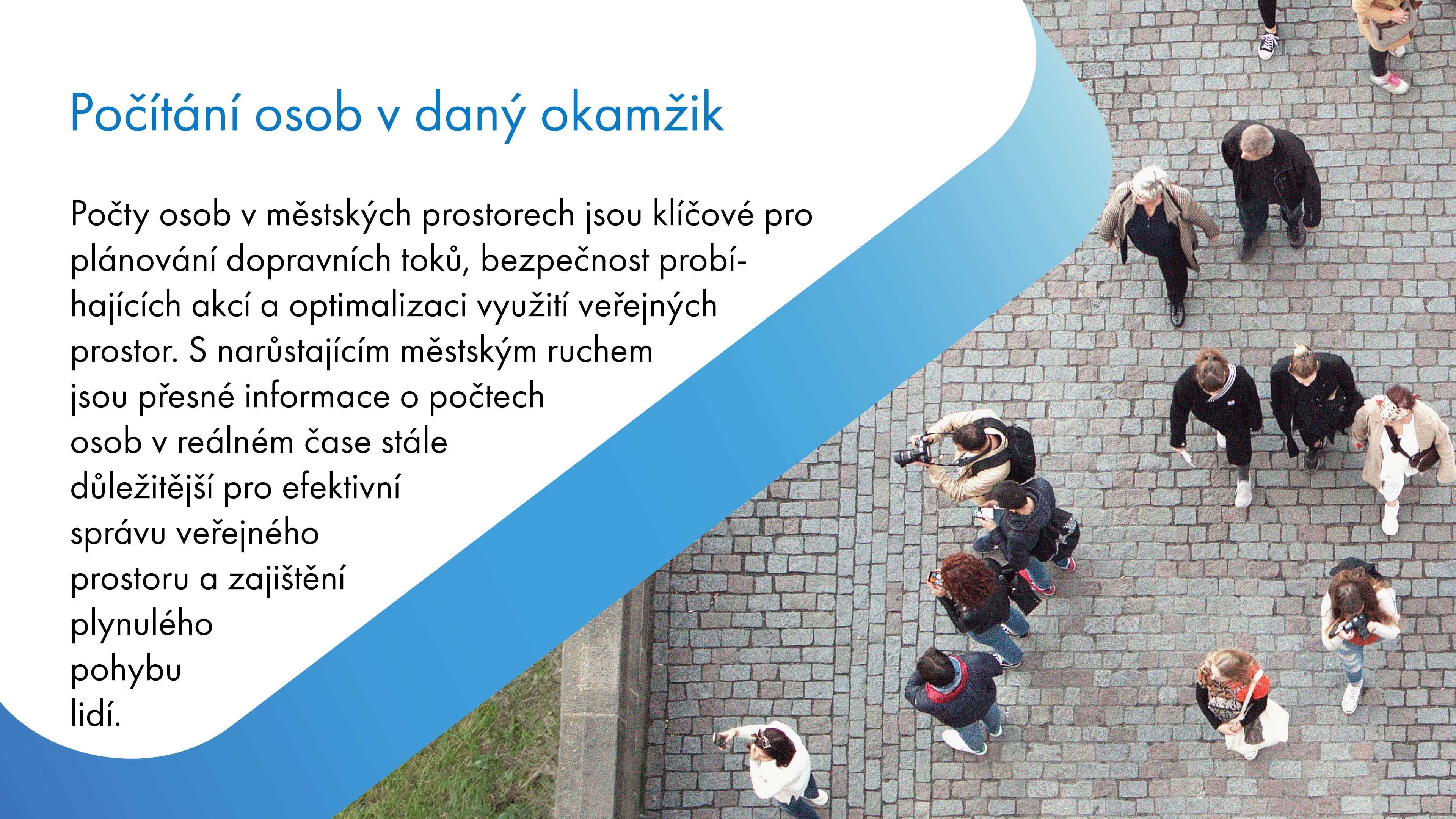 Význam počítání osob v městských prostorech: klíčové pro plánování dopravy, bezpečnost akcí a optimalizaci veřejných prostor. Přesné informace o počtech osob v reálném čase jsou důležité pro efektivní správu a zajištění plynulého pohybu lidí v narůstajícím městském ruchu.